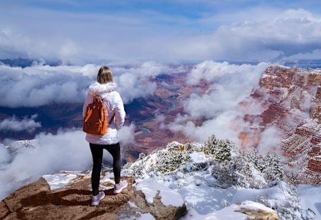 Winter Overlook Grand Canyon